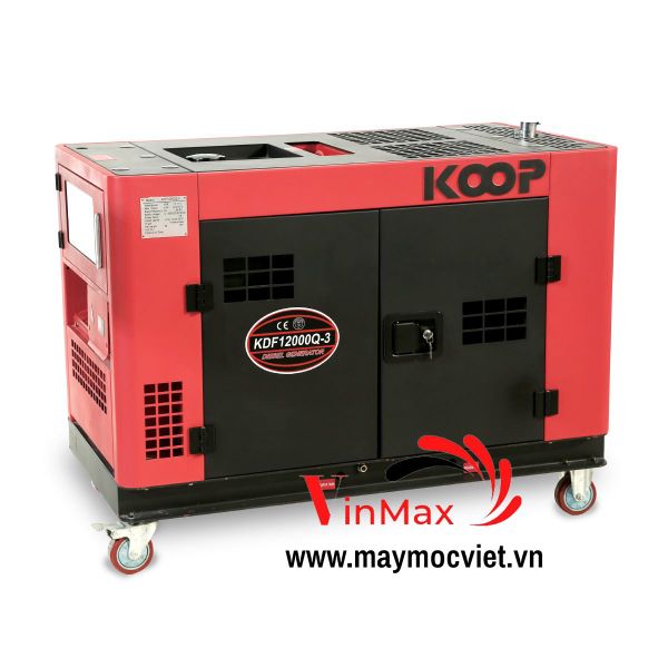 Máy Phát Điện Chạy Dầu 10Kw Koop KDF12000Q-3