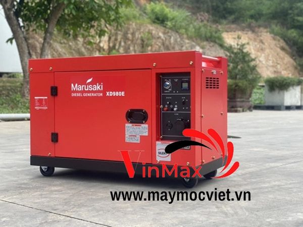 Máy Phát Điện Chạy Dầu 8KVA Marusaki XD980E