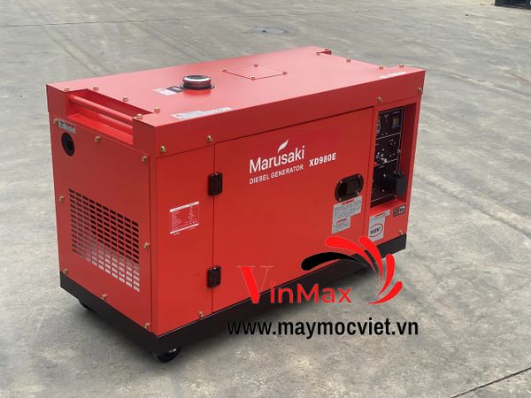 Máy Phát Điện Chạy Dầu 8KVA Marusaki XD980E