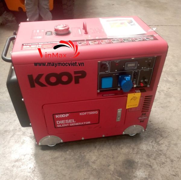 Máy Phát Điện Chạy Dầu 5Kw Koop KDF7500Q