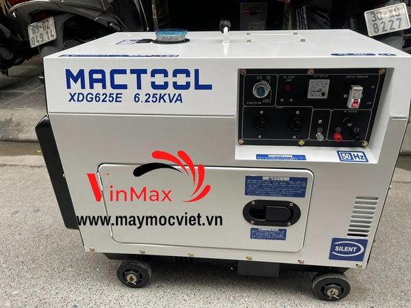 Máy Phát Điện Chạy Dầu 5Kw Mactool XDG-625E