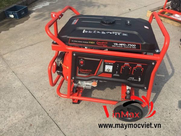 Máy Phát Điện 5Kw Chạy Xăng Vinafarm VN-MPD-7500