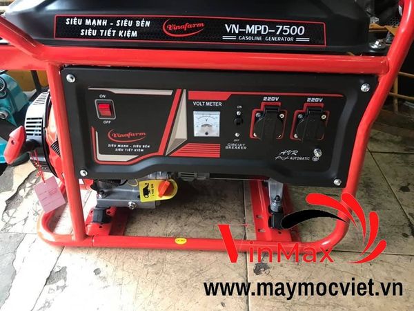 Máy Phát Điện 5Kw Chạy Xăng Vinafarm VN-MPD-7500