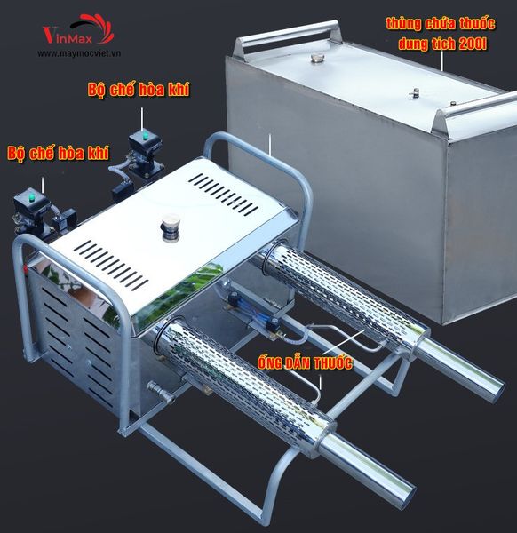 Máy phun khói công nghiệp đặt cabin xe Turbo TBP-02