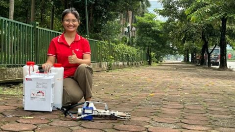 Máy phun khói mini siêu giảm âm Turbo PK88