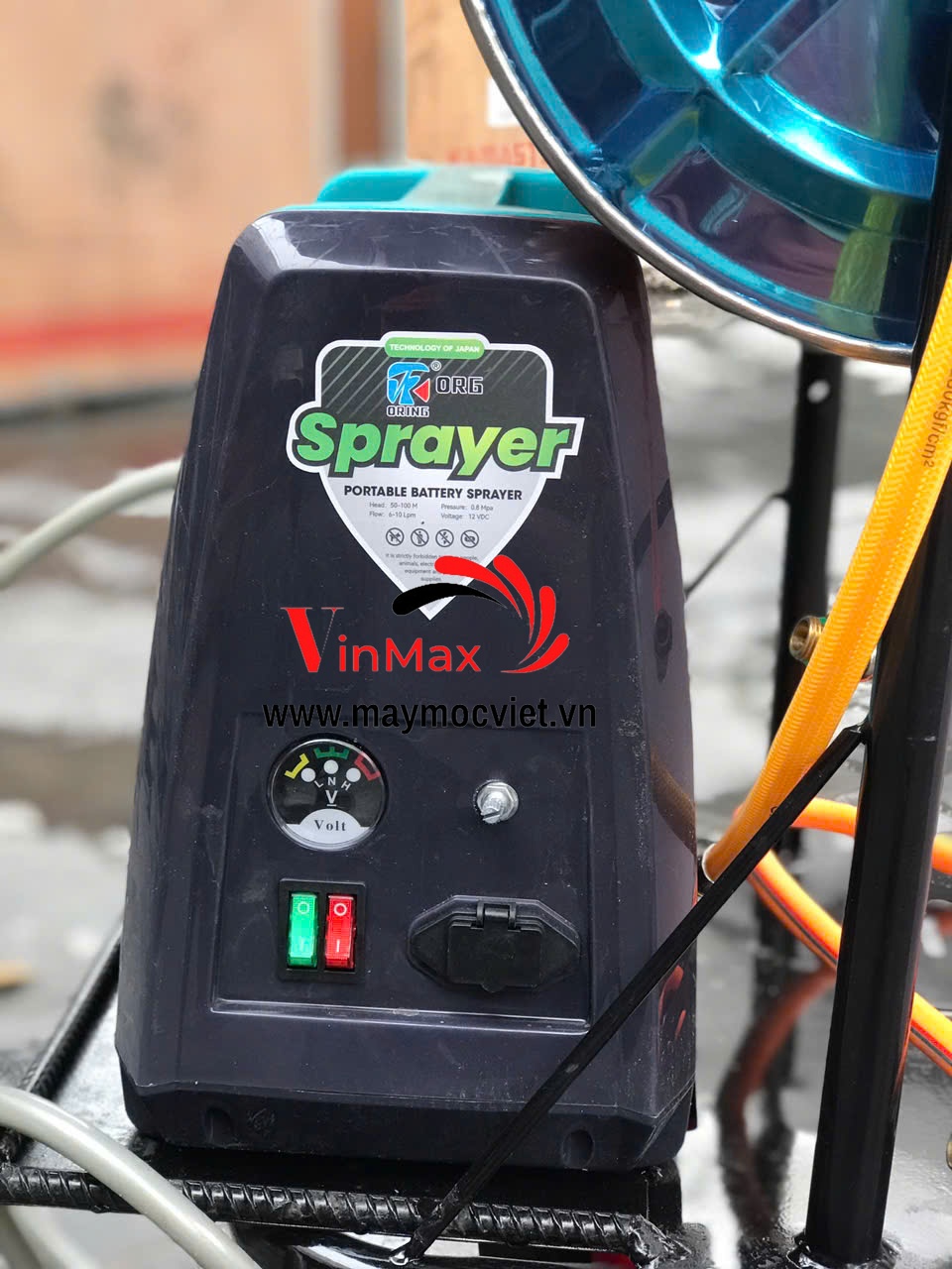 Máy phun thuốc di động acquy rulo cuốn dây 30m Turbo TBA30 – Vinmax ...