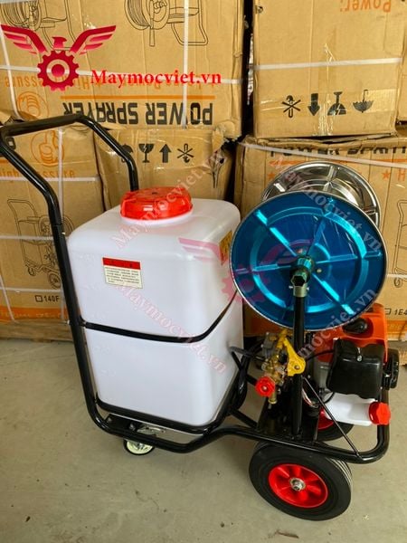 Máy phun thuốc khử trùng xe đẩy 60 lit VMPX60 ( động cơ Trung Quốc )