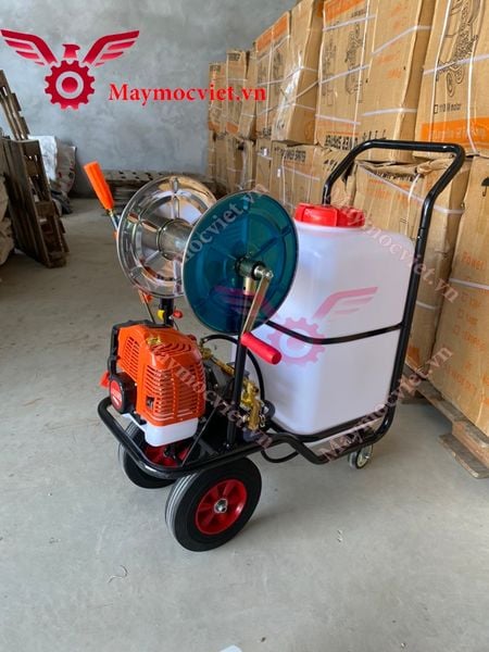 Máy phun thuốc khử trùng xe đẩy 60 lit VMPX60 ( động cơ Trung Quốc )