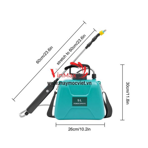 Bình xịt mini dùng pin Turbo TB05