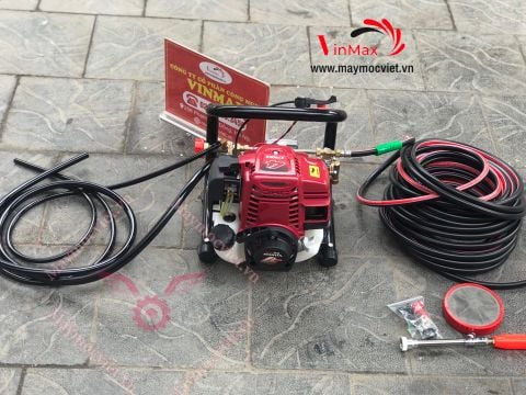 Máy phun thuốc xách tay Turbo TB140 tặng 20 mét dây phun