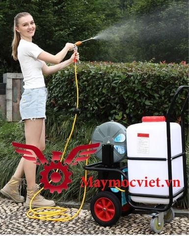 Máy phun thuốc xe đẩy chạy acquy VM PTA15