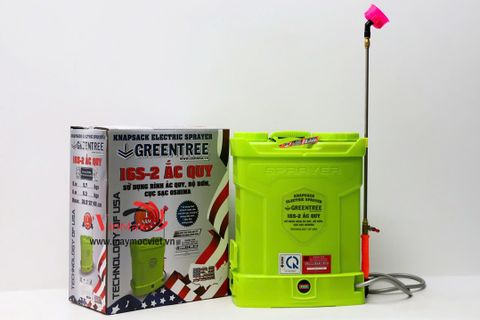 Máy phun thuốc trừ sâu, côn trùng điện GREENTREE 16S
