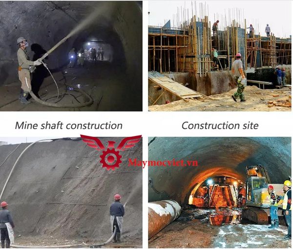 Máy phun vẩy bê tông PZ5