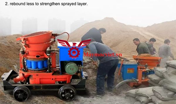 Máy phun vẩy bê tông PZ5