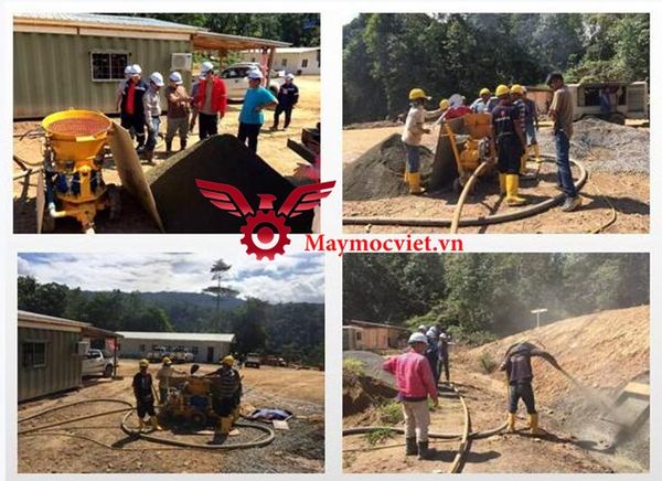 Máy phun vẩy bê tông PZ5