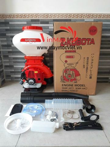 Máy xạ phân, phun hạt, phun thuốc đa năng 2 thì Z-Kubota TU43