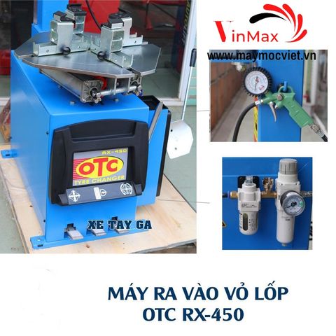Máy ra vào vỏ lốp xe tay ga và xe máy OTC RX-450
