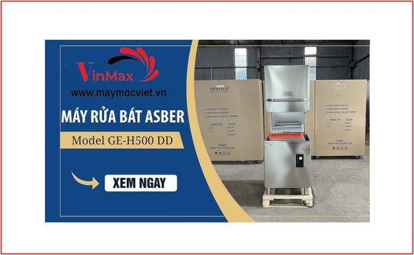Máy rửa bát đơn Asber GE-H500 DD