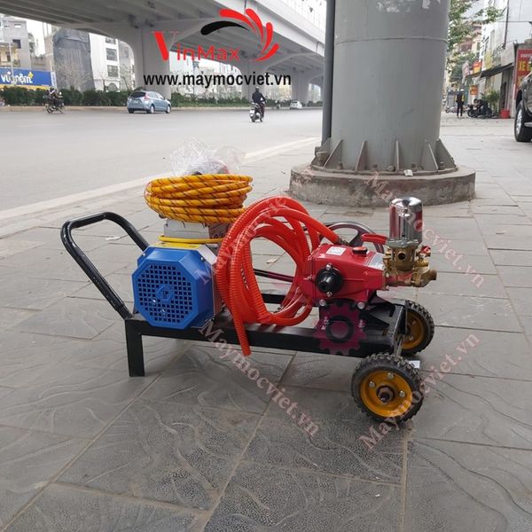 Máy Rửa Xe Áp Lực Cao Nakawa NK 3048 Lắp Mô Tơ 2.2KW