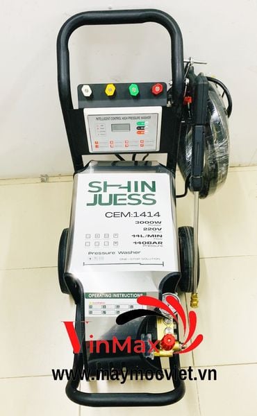 Máy rửa xe cao áp 1750psi 3kw Shinjuess CEM1414