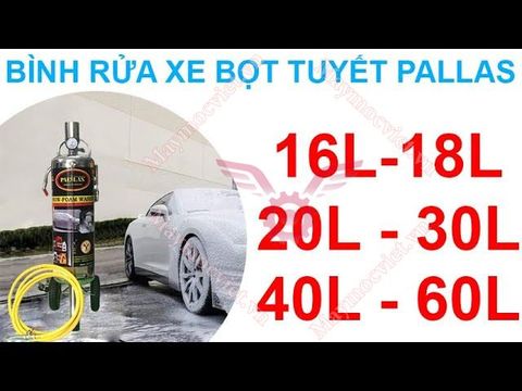 Máy rửa xe bọt tuyết Pallas 60L