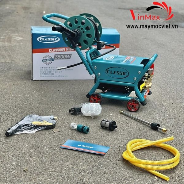 Máy rửa xe Classic CLA3500V, 3500W, có chỉnh áp, 120 Bar