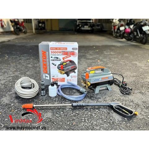 Máy rửa xe Dekton 3000W DK-CWR3001 cam xám chống giật