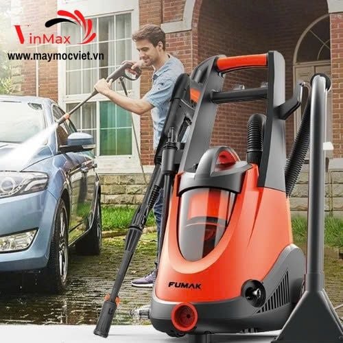Máy Rửa Xe 3 Chức Năng (Rửa Xe – Hút Bụi – Thổi Bụi) Fumak F318