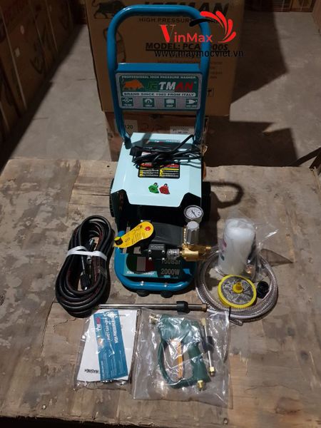 Máy Rửa Xe Cao Áp 2000W Jetman PCA2000S