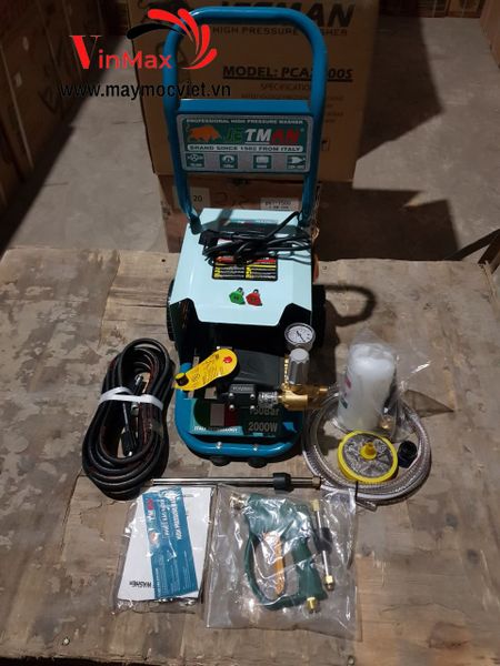Máy Rửa Xe Cao Áp 2000W Jetman PCA2000S