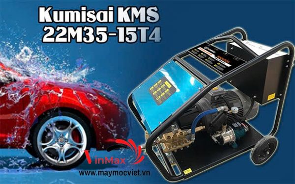 Máy rửa xe công nghiệp Kumisai KMS 22M35-15T4