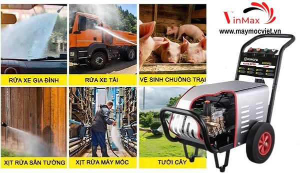 Máy rửa xe áp lực cao Kungfu KF 2.2KW