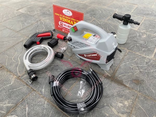 Máy rửa xe kết hợp phun bọt tuyết Lutian LT210G-1600