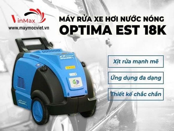 Máy rửa xe hơi nước nóng Optima EST 18K