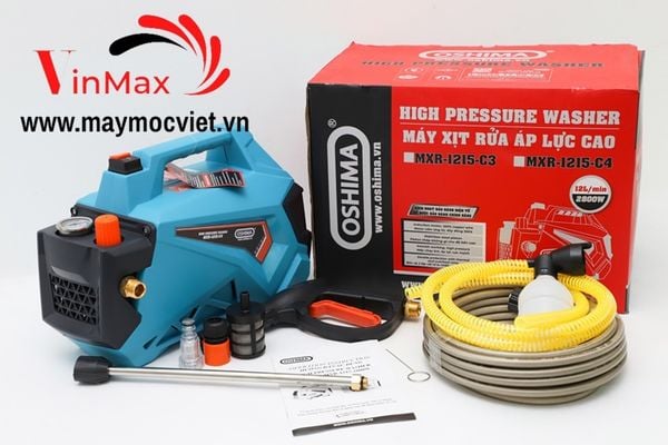 Máy Rửa Xe 2800W Oshima MXR 1215-C4 Có Chỉnh Áp