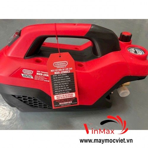 Máy rửa xe mini Oshima MXR-JZ900C3 2.5kW Đỏ Điện 1 pha