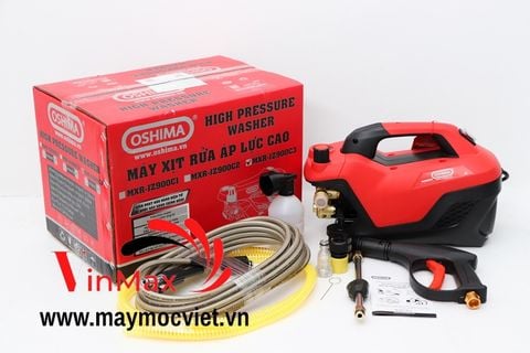 Máy rửa xe mini Oshima MXR-JZ900C3 2.5kW Đỏ Điện 1 pha