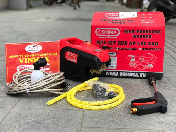 Máy Rửa Xe 2500W Oshima MXR-JZ900C2 Có Chỉnh Áp new