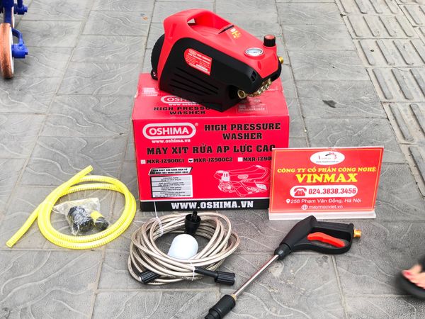 Máy Rửa Xe 2500W Oshima MXR-JZ900C2 Có Chỉnh Áp new