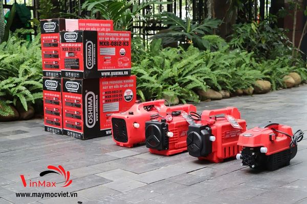 Máy xịt rửa Oshima MXR-1215-C6 2.8kW Đỏ Điện 1 pha