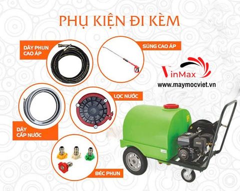 Máy phun rửa xe ô tô công nghiệp Palada 9.0HP-170T