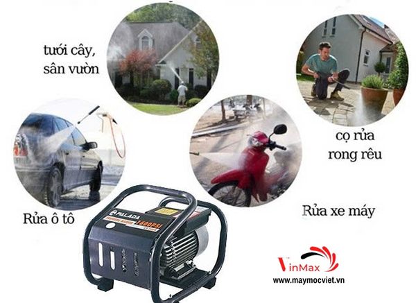 Máy rửa xe áp lực cao Palada LT-390B 1.8KW