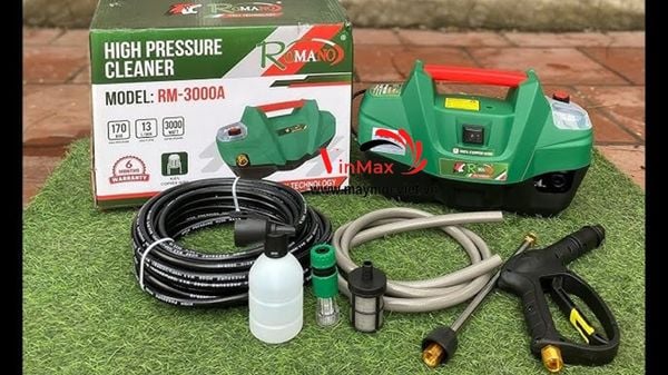 Máy Rửa Xe Romano 3000W RM-3000A có Chính Áp