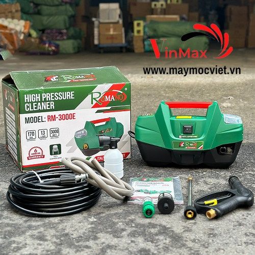 Máy Phun Xịt Rửa Xe Romano 3000W RM-3000E