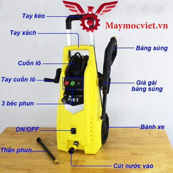 Máy rửa xe V-JET VJ120