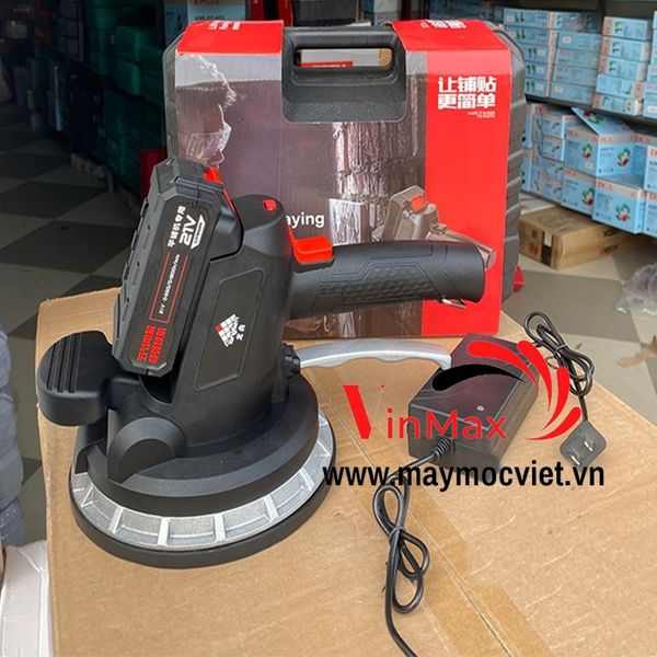 Máy rung hút gạch lát nền dùng pin Vinmax VMR21