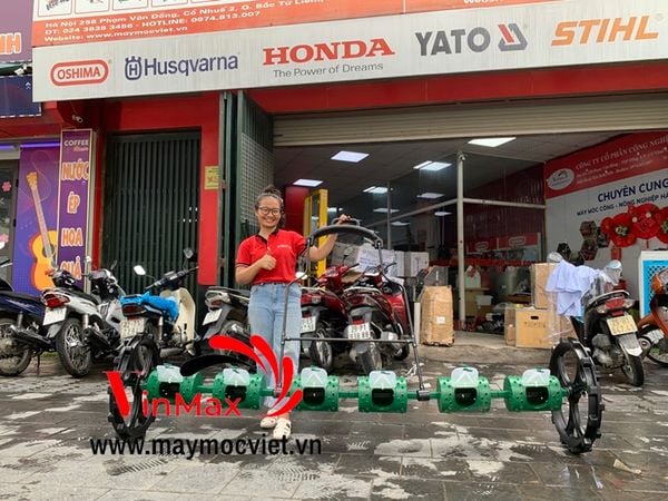 Máy gieo sạ lúa 6 trống loại cải tiến VMGH6