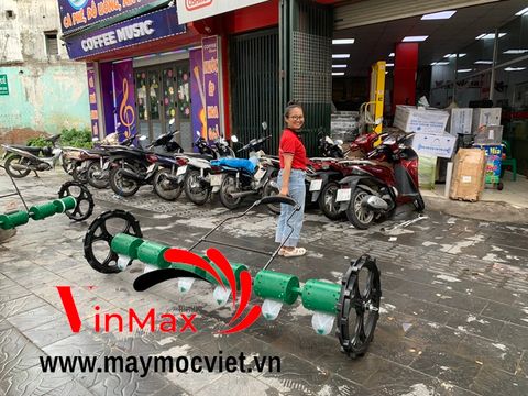 Máy gieo sạ lúa 6 trống loại cải tiến VMGH6