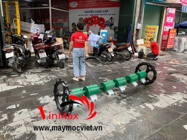 Máy gieo sạ lúa 6 trống loại cải tiến VMGH6