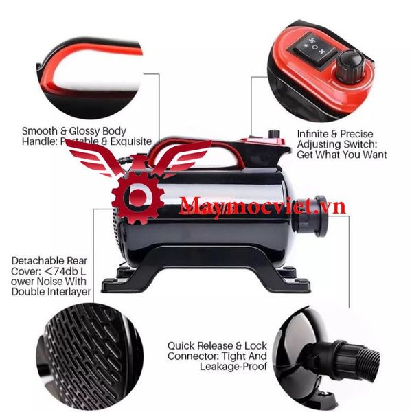 Máy sấy oto, máy thổi khí nóng giúp khô oto VM2800